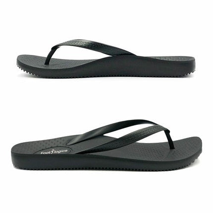 Footlogics Mens Black 8