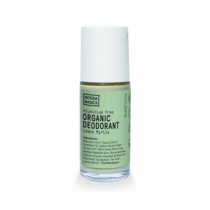 Noosa Basics Organic Deodorant Roll On Lemon