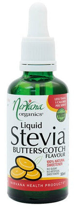 Nirvana Organics Stevia Butterscotch Liquid Sweetener 50ml