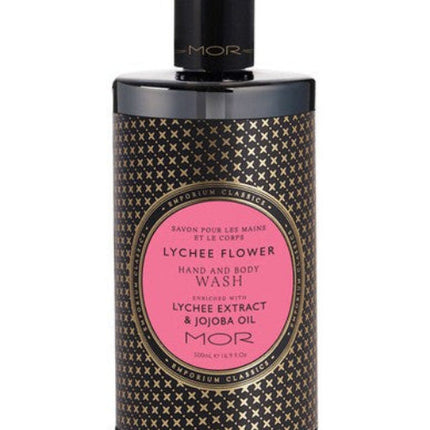 MOR Emporium Classics Hand and Body Wash 500ML Lychee
