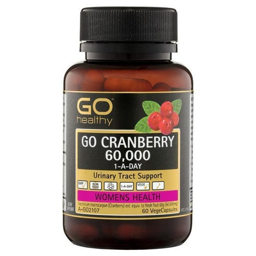Go Healthy Cranberry 60000 60 Vege Capsules