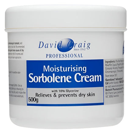 David Craig Sorbolene Cream With 10 Percent Glycerine 500G
