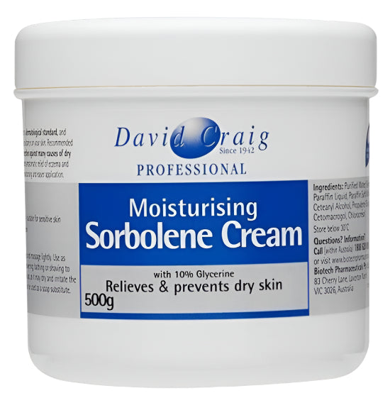 David Craig Sorbolene Cream With 10 Percent Glycerine 500G