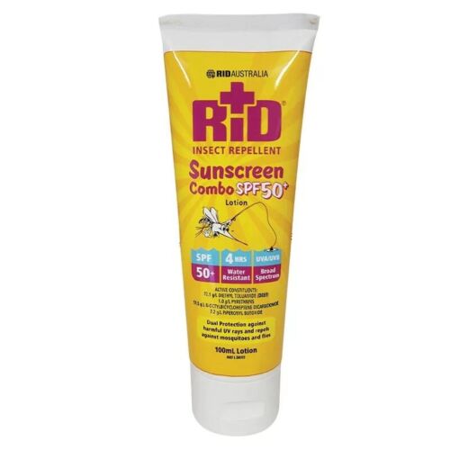 Rid Insect Repellent Sunscreen Combo Spf50+ 100Ml