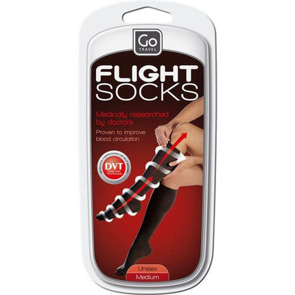 Go Travel Flight Socks for Dvt Prevention Medium