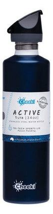 Cheeki Active Single Wall Bottle Ocean 1L