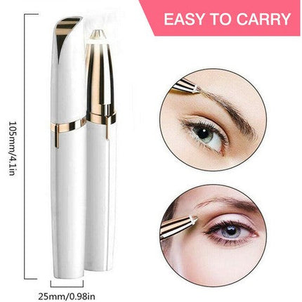 SwissCare Electric Cordless Eyebrow Hair Remover Trimmer with Built In Light