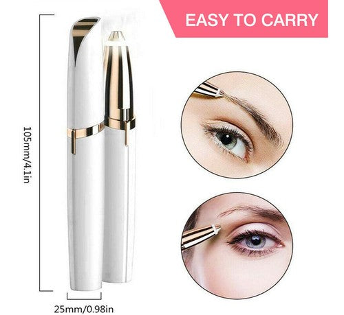 SwissCare Electric Cordless Eyebrow Hair Remover Trimmer with Built In Light