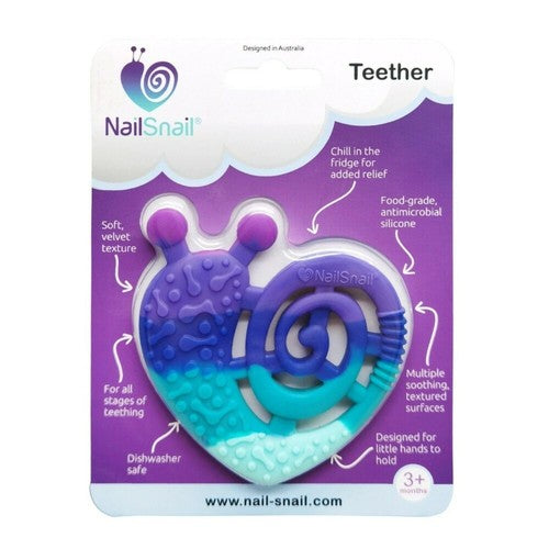 Nail Snail 3-in-1 Baby Teether Bold Colours