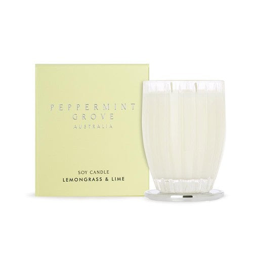 Peppermint Grove Lemongrass & Lime Candle 370g