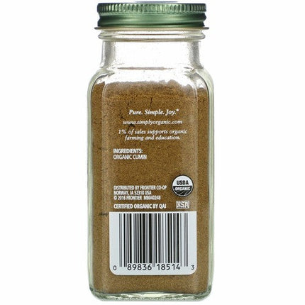 Simply Organic, Cumin 65G