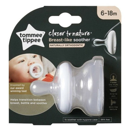 Tommee Tippee Closer To Nature Soother Breast Like 6-18M