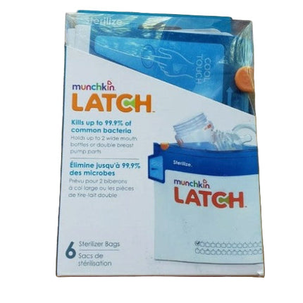 Munchkin 6 Microwave Reusable Baby Steriliser Bags Mini Travel Steriliser