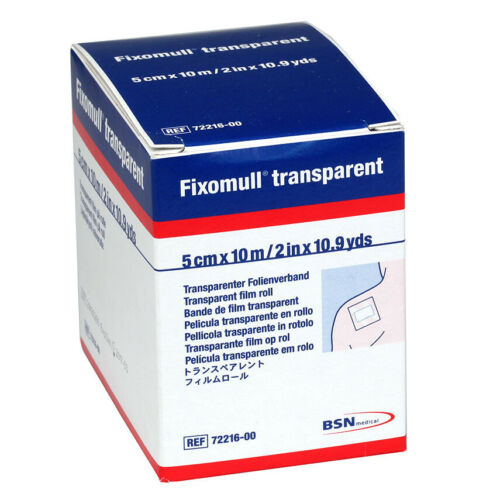 Leukoplast Fixomull Transparent Professional Dressing Fixation 5CM x 10M