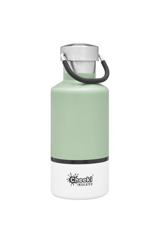 Cheeki Insulated Classic Bottle Pistachio White 400ml