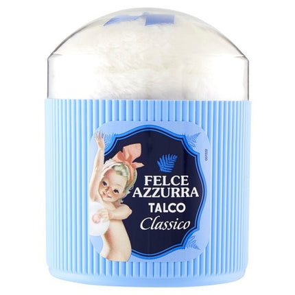 Felce Azzurra Classic Talcum Powder with Puff 250G