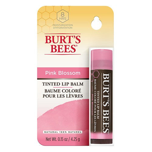 Burts Bees Naturally Tinted Lip Balm In Pink Blossom