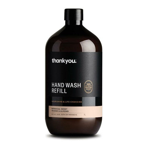 Thankyou Hand Wash Sweet Orange & Almond Refill 1L