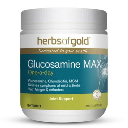 Herbs of Gold Glucosamine Max 180 Tablets