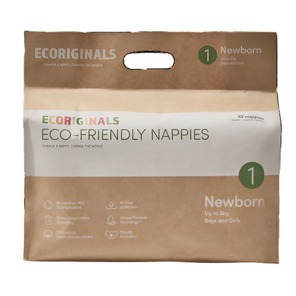 Ecoriginals Nappies Size 1 - 30 Packs