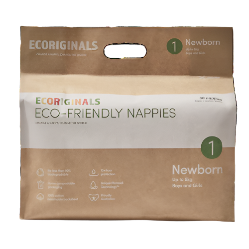 Ecoriginals Nappies Size 1 - 30 Packs