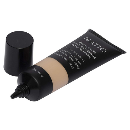 Natio Semi Matte Full Cover Foundation Cinnamon