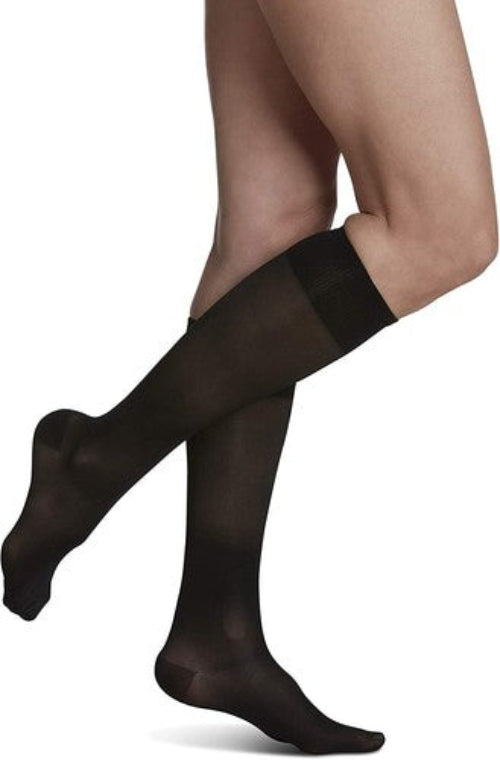 Sigvaris Sheer Fashion Cl.1 Calf Size A Black