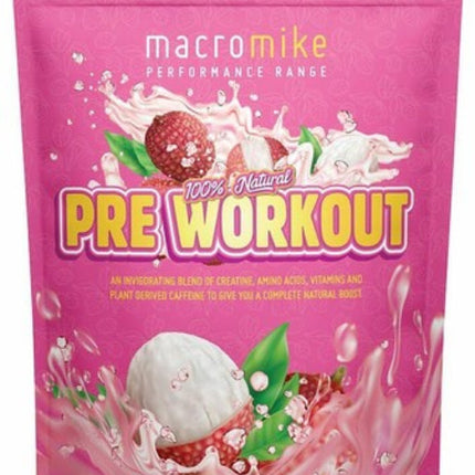 Macro Mike Pre Workout Lychee Berry 300g