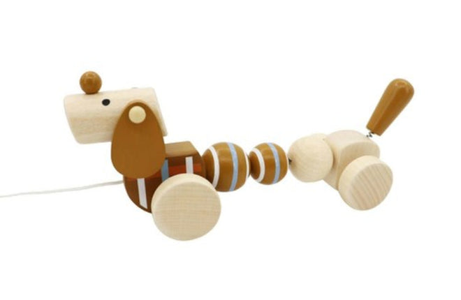Kaper Kidz Calm and Breezy Pull Along Sausage Dog