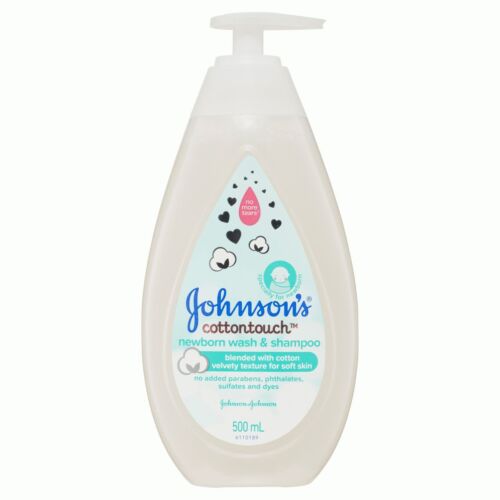 Johnson's Baby Cotton Touch Wash & Shampoo 500ML
