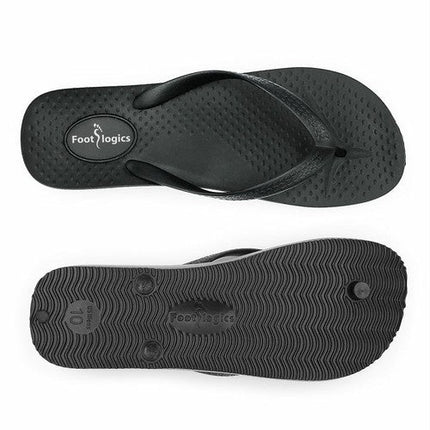 Footlogics Mens Black 8