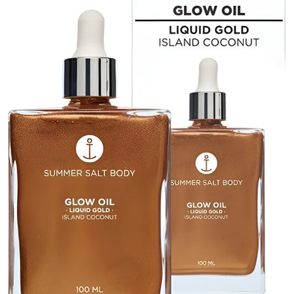 Summer Salt Body Glow Oil Liquid Gold Island Coconut 100ML