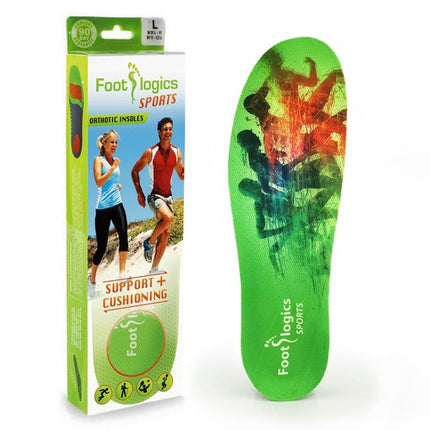 Footlogics Orthotic Sport Insoles for Running and Walking Small