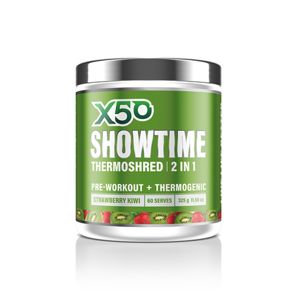 X50 Showtime Thermoshred Strawberry/Kiwi 330g