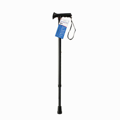 Surgipack Walking Stick Aluminium Adjustable Black 1284