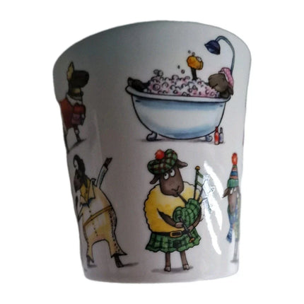 Lesser & Pavey Animals Behaving Badly Sheep Fine China Mug By Finola Stack