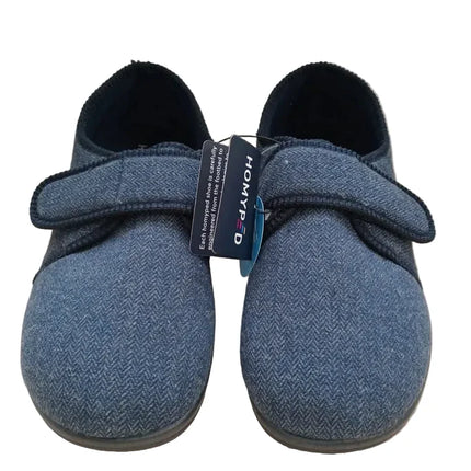Homyped Ando Mens Slip On Slippers Navy