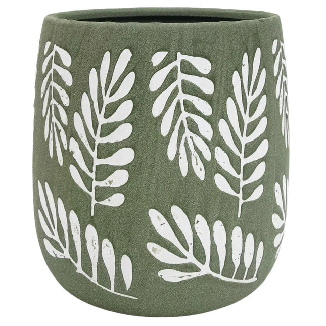 Urban Henri Planter Olive 19 cm