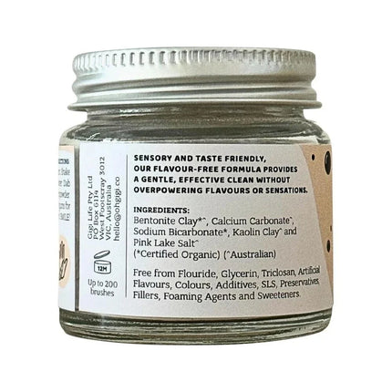 Ohgigi Organic Tooth Powder Flavour Free With Brush 40G