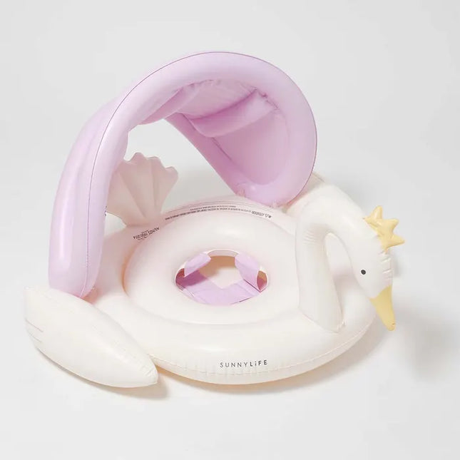 Sunnylife Baby Float Swan Print