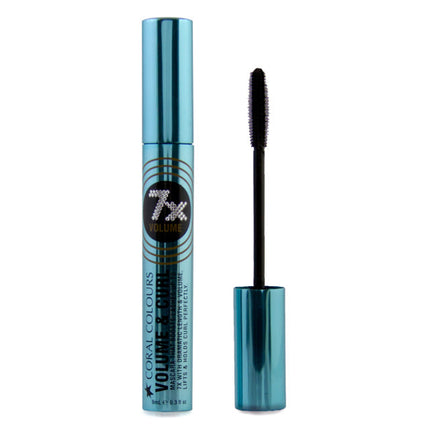 Coral Colours 7X Volume & Black Mascara