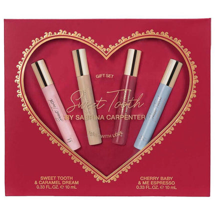 Sabrina Carpenter Sweet Tooth Eau de Parfum Travel Spray Gift Set 4 x 10ml