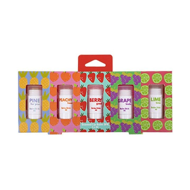 Fruity Scented Lip Balm 5PC Set