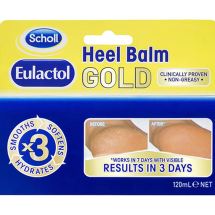 Scholl Eulactol Heel Balm Gold 120ML