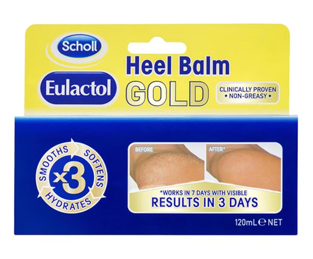 Scholl Eulactol Heel Balm Gold 120ML
