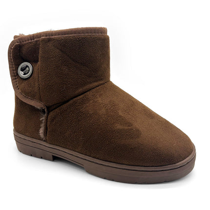 Scholl Orthaheel Womens Fluffy Ii Slipper Chocolate Size 6