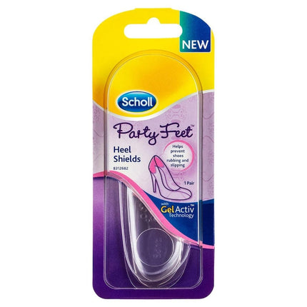 Scholl Party Feet Invisible Gel Heel Shields 1 Pair