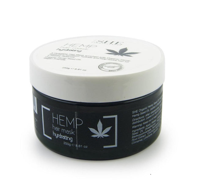 She Organic Hemp Seed Oil Hydrating Hair Mask (400G) - OhYouLuckyDuck.com.au