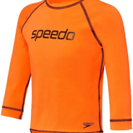 Speedo Long Sleeve Suntop Orange