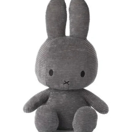 Miffy Sitting Corduroy Plush Toy Grey 70CM